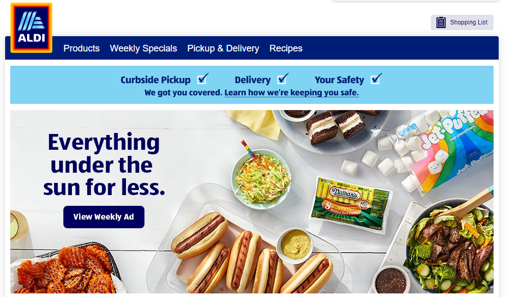 aldi website