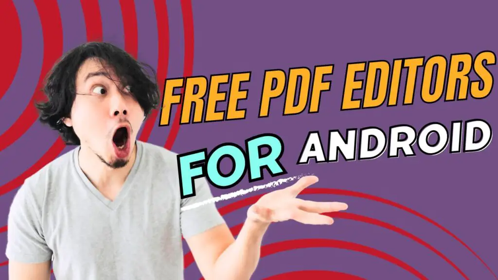 free pdf editors for android